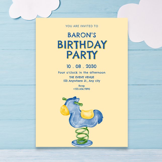 Invitación Cumpleaños de juguete (Subido por el creador)
