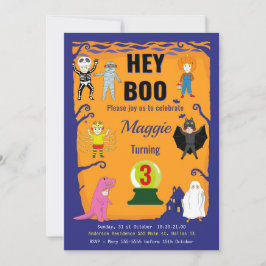 Invitación Cumpleaños de Kid Halloween