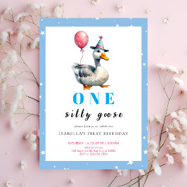 Invitación Cumpleaños de Kids One Silly Goose 