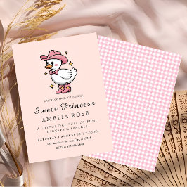 Invitación Cumpleaños de la adorable princesa pato