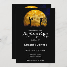 Invitación Cumpleaños de la Banda de Jazz Moon