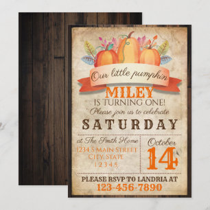 Invitación Cumpleaños de la caída