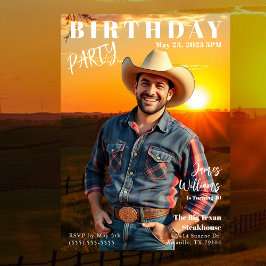 Invitación Cumpleaños de la cobertura de la revista