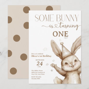 Invitación Cumpleaños de la Conejita Cute