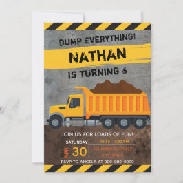 Invitación Cumpleaños de la Construcción