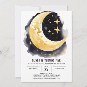 Invitación Cumpleaños de la exploración del espacio ultraterr