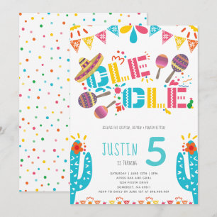 Invitación Cumpleaños de la Fiesta Mexicana