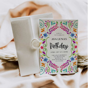 Invitación Cumpleaños de la Fiesta Mexicana