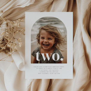 Invitación Cumpleaños de la Foto de Dos Arcos