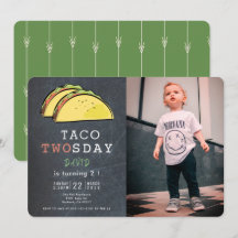 Cumpleaños de la foto de la pizarra de Twosday