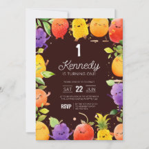 Cumpleaños de la fruta de verano