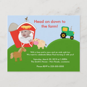 Invitación Cumpleaños de la granja