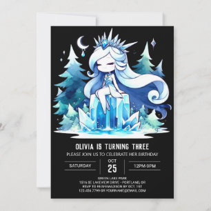 Invitación Cumpleaños de la majestuosa princesa Boho