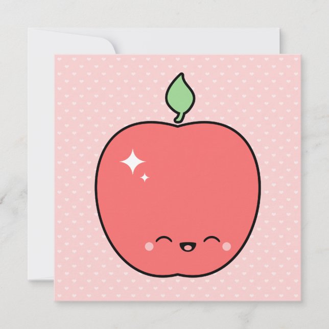 Invitación Cumpleaños de la Manzana Cuta (Anverso)