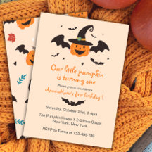 Cumpleaños de la Pequeña Calabaza Halloween