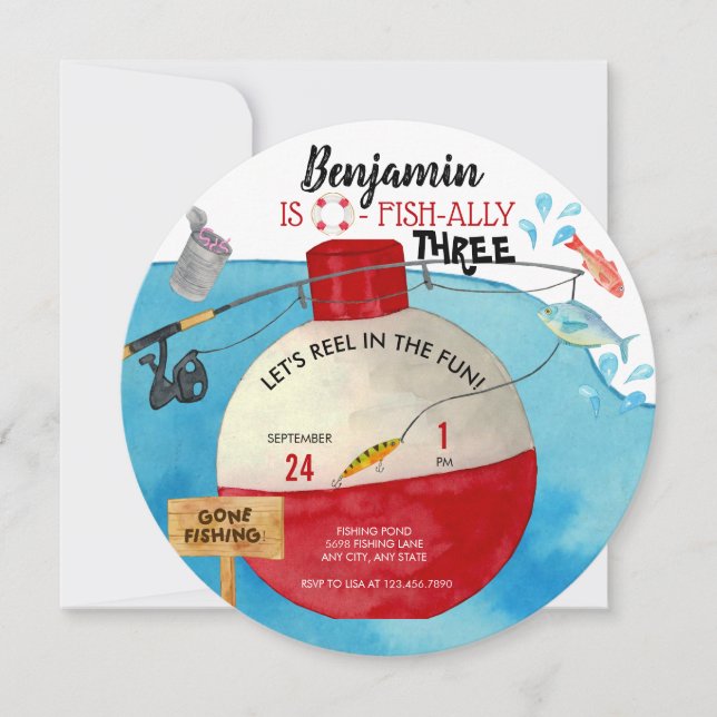 Invitación Cumpleaños de la Pesca (Anverso)