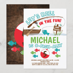 Invitación Cumpleaños de la Pesca Ida