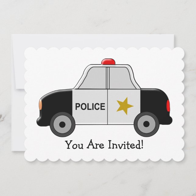 Invitación Cumpleaños de la policía (Anverso)