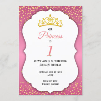 Invitación Cumpleaños de la Princesa