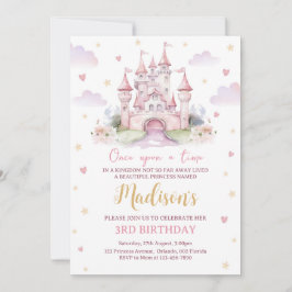 Invitación Cumpleaños de la Princesa