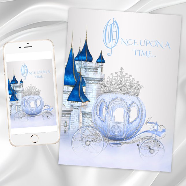 Invitación Cumpleaños de la princesa Cenicienta (Cinderella Princess Birthday Invitation available for instant download and printed invitations.)