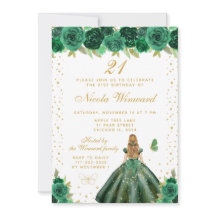Cumpleaños de la Princesa de Cabello Rubio Floral