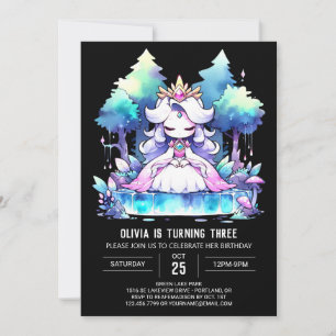 Invitación Cumpleaños de la princesa de la corona