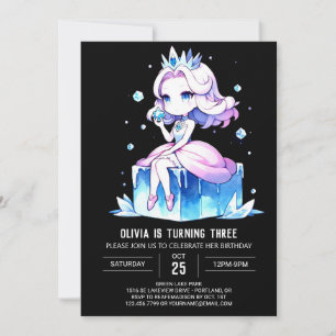 Invitación Cumpleaños de la Princesa de los Diversos Niños