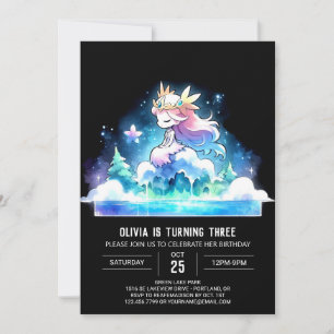 Invitación Cumpleaños de la Princesa Digital Adorable