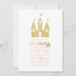 Invitación Cumpleaños de la princesa Girly | Fiesta temática