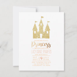 Invitación Cumpleaños de la princesa Girly | Fiesta temática