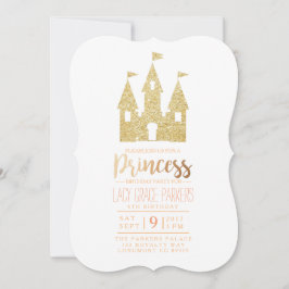 Invitación Cumpleaños de la princesa Girly | Fiesta temática