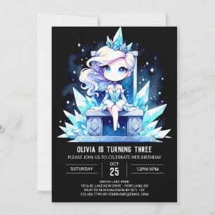 Invitación Cumpleaños de la Princesa Infantil