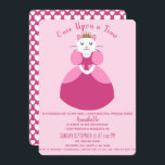 Invitación Cumpleaños de la Princesa Kitty Kids<br><div class="desc">Celebra el día especial de tu princesa con este diseño de cumpleaños de la princesa Kitty Kids. El diseño presenta un lindo gatito con un vestido de princesa con un fondo rosa claro. Lo contrario es un patrón de corazones. Puede personalizar más adelante haciendo clic en el botón "PERSONALIZAR". Artículos...</div>