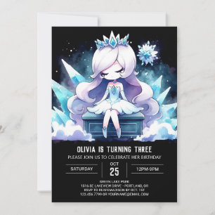 Invitación Cumpleaños de la princesa mágica