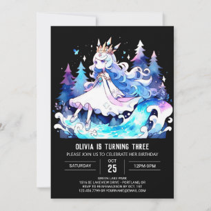 Invitación Cumpleaños de la Princesa personalizado