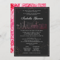 Cumpleaños de la Purpurina Roja Las Vegas Quinceañ