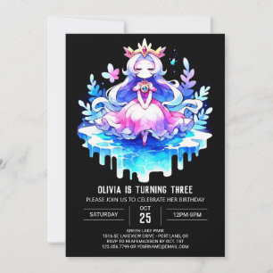 Invitación Cumpleaños de la Reina minimalista