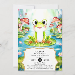 Invitación Cumpleaños de la sana Pastel colorida