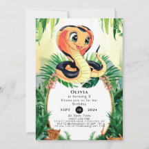 Cumpleaños de la serpiente Reptiles Sencillos