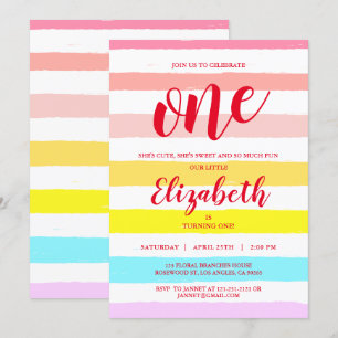 Invitación Cumpleaños de la sorpresa de la acuarela de las