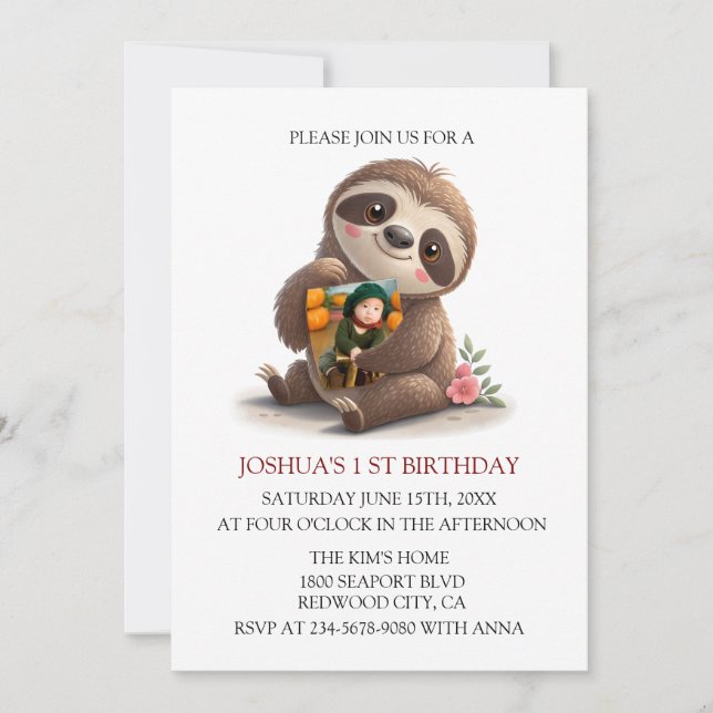 Invitación Cumpleaños de la Tradición Cute (Anverso)