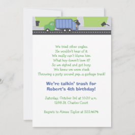 Invitación Cumpleaños de la Trash Talking