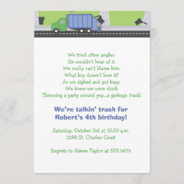 Invitación Cumpleaños de la Trash Talking