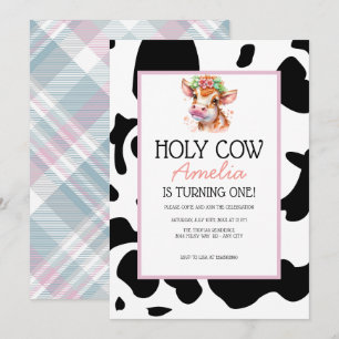 Invitación Cumpleaños de la vaca