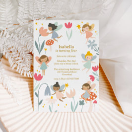 Invitación Cumpleaños de las Fezas Mágicas