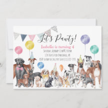 Cumpleaños de Let's Pawty Dog