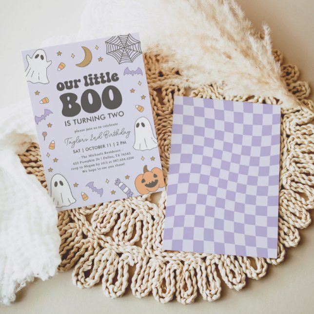 Invitación Cumpleaños de Little Boo Halloween (Subido por el creador)