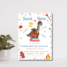 Invitación Cumpleaños de los bomberos