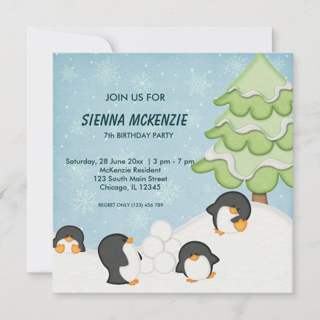 Invitación Cumpleaños de los Budistas de la Nieve (Anverso)